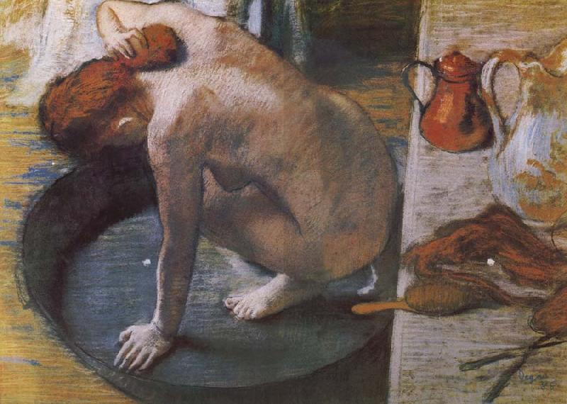 Morning bath, Edgar Degas